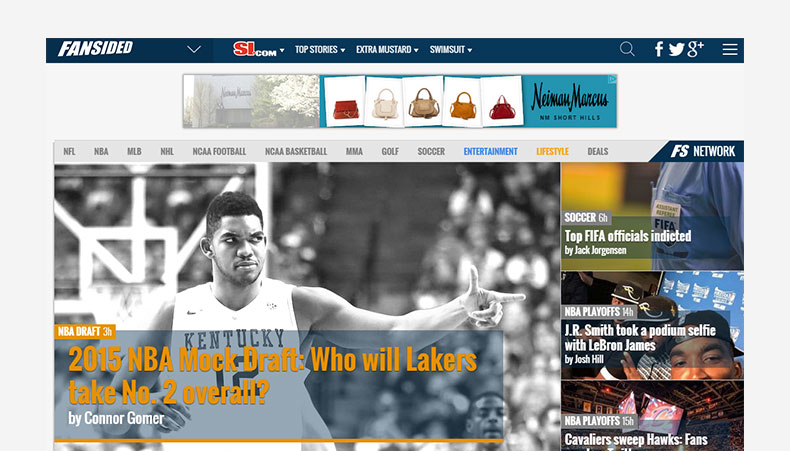 FanSided Homepage